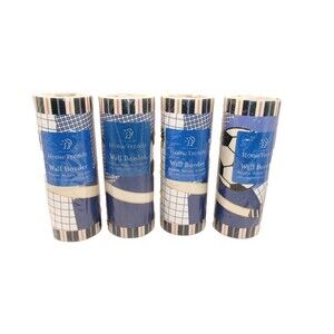 Home Trends Sports World Wallpaper Border 15 ft x 6.87 in Lot of 4 Rolls New
